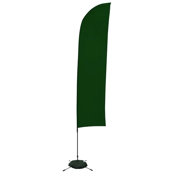 13' Solid-Color Blade Sail Sign Flag, 1-Sided, Scissor Base - 13' Solid-Color Blade Sail Sign Flag, 1-Sided, Scissor Base - Image 20 of 27