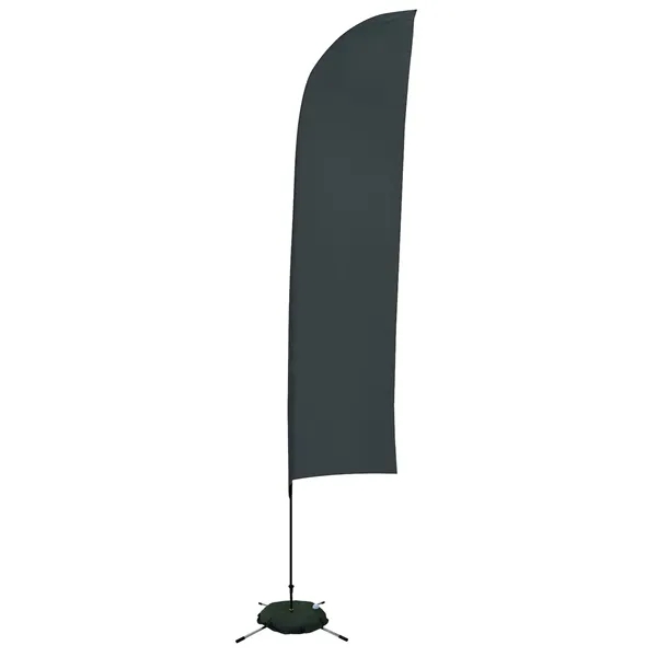 13' Solid-Color Blade Sail Sign Flag, 1-Sided, Scissor Base - 13' Solid-Color Blade Sail Sign Flag, 1-Sided, Scissor Base - Image 21 of 27