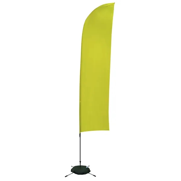13' Solid-Color Blade Sail Sign Flag, 1-Sided, Scissor Base - 13' Solid-Color Blade Sail Sign Flag, 1-Sided, Scissor Base - Image 23 of 27