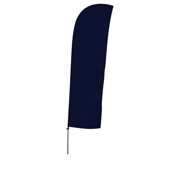 13' Solid-Color Blade Sail Sign Flag, 1-Sided, Ground Spike - 13' Solid-Color Blade Sail Sign Flag, 1-Sided, Ground Spike - Image 2 of 27