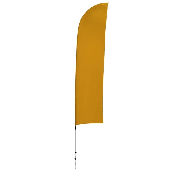 13' Solid-Color Blade Sail Sign Flag, 1-Sided, Ground Spike - 13' Solid-Color Blade Sail Sign Flag, 1-Sided, Ground Spike - Image 3 of 27