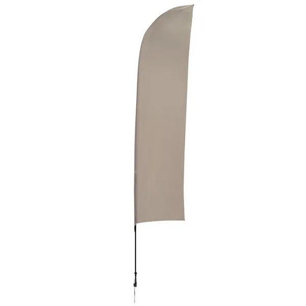 13' Solid-Color Blade Sail Sign Flag, 1-Sided, Ground Spike - 13' Solid-Color Blade Sail Sign Flag, 1-Sided, Ground Spike - Image 7 of 27