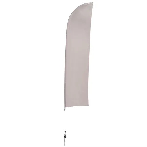13' Solid-Color Blade Sail Sign Flag, 1-Sided, Ground Spike - 13' Solid-Color Blade Sail Sign Flag, 1-Sided, Ground Spike - Image 9 of 27