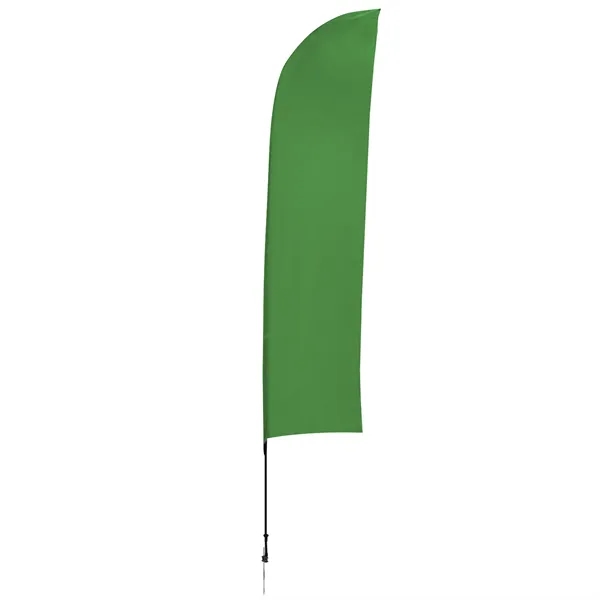 13' Solid-Color Blade Sail Sign Flag, 1-Sided, Ground Spike - 13' Solid-Color Blade Sail Sign Flag, 1-Sided, Ground Spike - Image 14 of 27