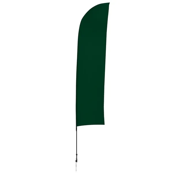 13' Solid-Color Blade Sail Sign Flag, 1-Sided, Ground Spike - 13' Solid-Color Blade Sail Sign Flag, 1-Sided, Ground Spike - Image 15 of 27