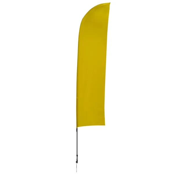 13' Solid-Color Blade Sail Sign Flag, 1-Sided, Ground Spike - 13' Solid-Color Blade Sail Sign Flag, 1-Sided, Ground Spike - Image 16 of 27