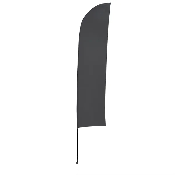 13' Solid-Color Blade Sail Sign Flag, 1-Sided, Ground Spike - 13' Solid-Color Blade Sail Sign Flag, 1-Sided, Ground Spike - Image 17 of 27