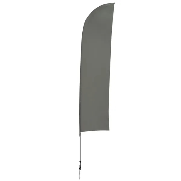 13' Solid-Color Blade Sail Sign Flag, 1-Sided, Ground Spike - 13' Solid-Color Blade Sail Sign Flag, 1-Sided, Ground Spike - Image 18 of 27