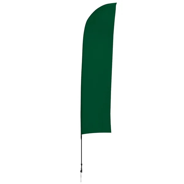 13' Solid-Color Blade Sail Sign Flag, 1-Sided, Ground Spike - 13' Solid-Color Blade Sail Sign Flag, 1-Sided, Ground Spike - Image 21 of 27