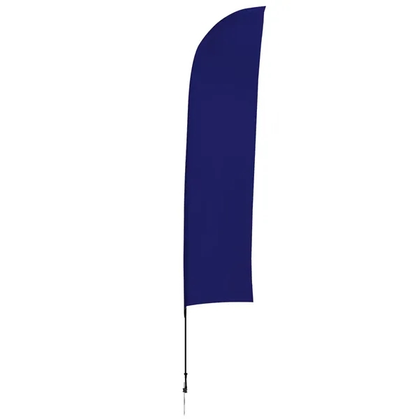 13' Solid-Color Blade Sail Sign Flag, 1-Sided, Ground Spike - 13' Solid-Color Blade Sail Sign Flag, 1-Sided, Ground Spike - Image 23 of 27