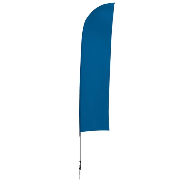 13' Solid-Color Blade Sail Sign Flag, 1-Sided, Ground Spike - 13' Solid-Color Blade Sail Sign Flag, 1-Sided, Ground Spike - Image 26 of 27