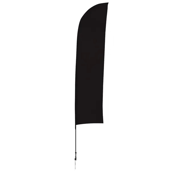 13' Solid-Color Blade Sail Sign Flag, 1-Sided, Ground Spike - 13' Solid-Color Blade Sail Sign Flag, 1-Sided, Ground Spike - Image 27 of 27