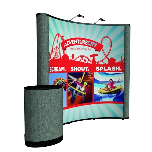 8' Curved Show 'N Rise Floor Display Kit (Mural with Fabric) - 8' Curved Show 'N Rise Floor Display Kit (Mural with Fabric) - Image 4 of 7