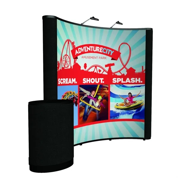 8' Curved Show 'N Rise Floor Display Kit (Mural with Fabric) - 8' Curved Show 'N Rise Floor Display Kit (Mural with Fabric) - Image 5 of 7