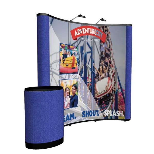 8' Curved Show 'N Rise Floor Display Kit (Mural with Fabric) - 8' Curved Show 'N Rise Floor Display Kit (Mural with Fabric) - Image 6 of 7
