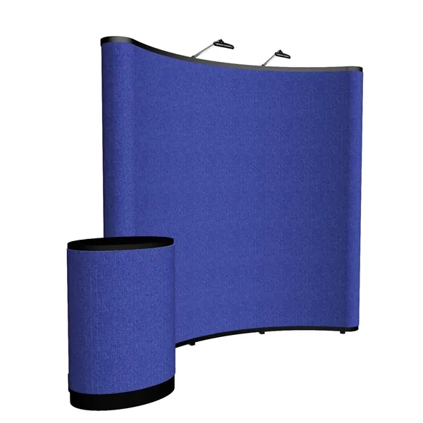 8' Curved Show 'N Rise Floor Display Kit (Fabric) - 8' Curved Show 'N Rise Floor Display Kit (Fabric) - Image 6 of 7