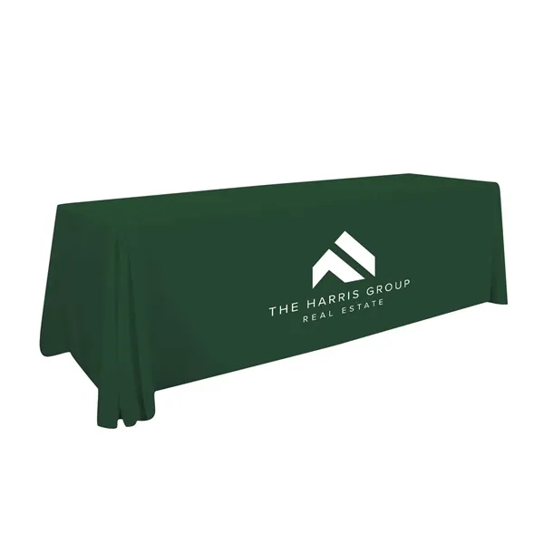 8' Value Lite Table Throw (White Imprint, One Location) - 8' Value Lite Table Throw (White Imprint, One Location) - Image 2 of 5