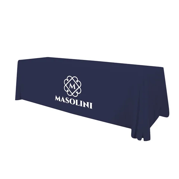 8' Value Lite Table Throw (White Imprint, One Location) - 8' Value Lite Table Throw (White Imprint, One Location) - Image 5 of 5