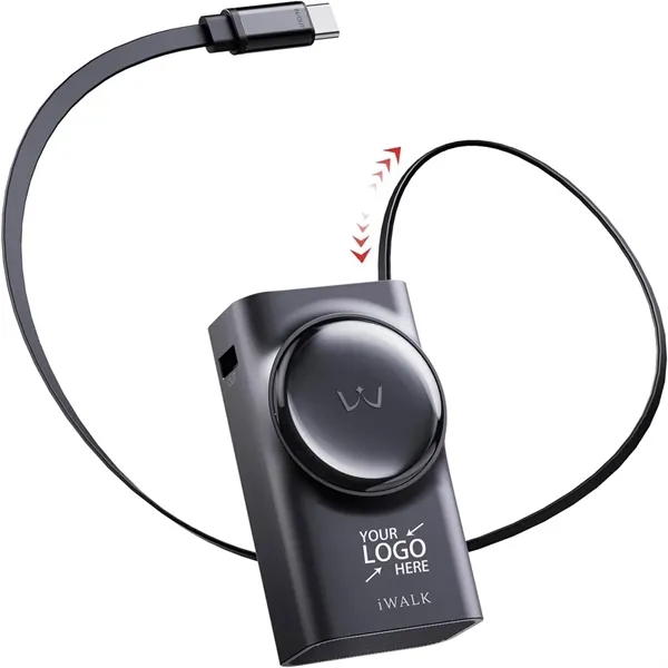 iWALK 10000mah Fast Power Bank With Retractable Cable - iWALK 10000mah Fast Power Bank With Retractable Cable - Image 0 of 6
