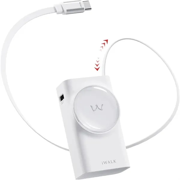 iWALK 10000mah Fast Power Bank With Retractable Cable - iWALK 10000mah Fast Power Bank With Retractable Cable - Image 1 of 6
