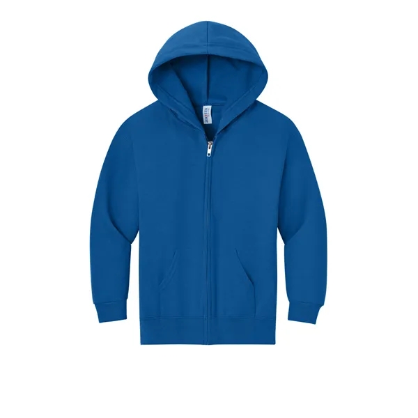 Jerzees - Youth NuBlend Full-Zip Hooded Sweatshirt. - Jerzees - Youth NuBlend Full-Zip Hooded Sweatshirt. - Image 12 of 24