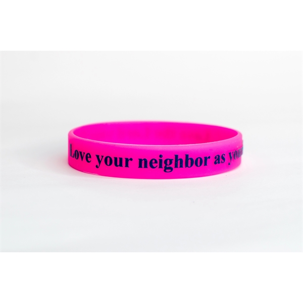 Printed Silicone Wristband - Printed Silicone Wristband - Image 10 of 32