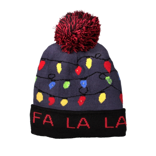 Fa La La LED Hat - Fa La La LED Hat - Image 2 of 2