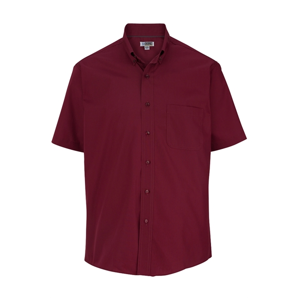 Men's Lightweight Short Sleeve Poplin Shirt - Men's Lightweight Short Sleeve Poplin Shirt - Image 0 of 9