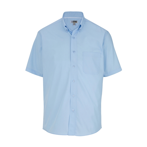 Men's Lightweight Short Sleeve Poplin Shirt - Men's Lightweight Short Sleeve Poplin Shirt - Image 3 of 9