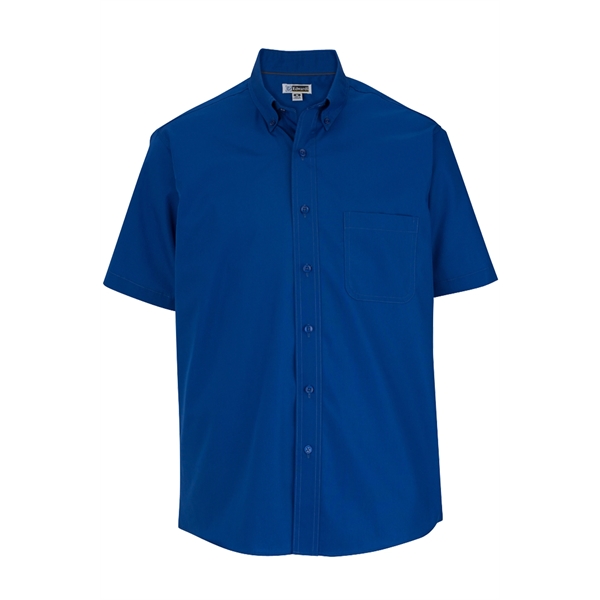 Men's Lightweight Short Sleeve Poplin Shirt - Men's Lightweight Short Sleeve Poplin Shirt - Image 4 of 9