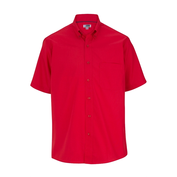 Men's Lightweight Short Sleeve Poplin Shirt - Men's Lightweight Short Sleeve Poplin Shirt - Image 6 of 9