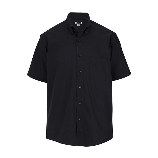 Men's Lightweight Short Sleeve Poplin Shirt - Men's Lightweight Short Sleeve Poplin Shirt - Image 8 of 9