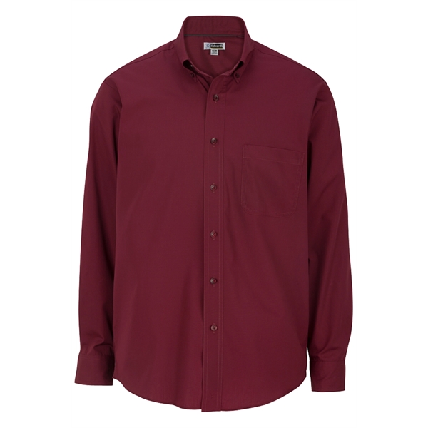 Men's Lightweight Long Sleeve Poplin Shirt - Men's Lightweight Long Sleeve Poplin Shirt - Image 1 of 9