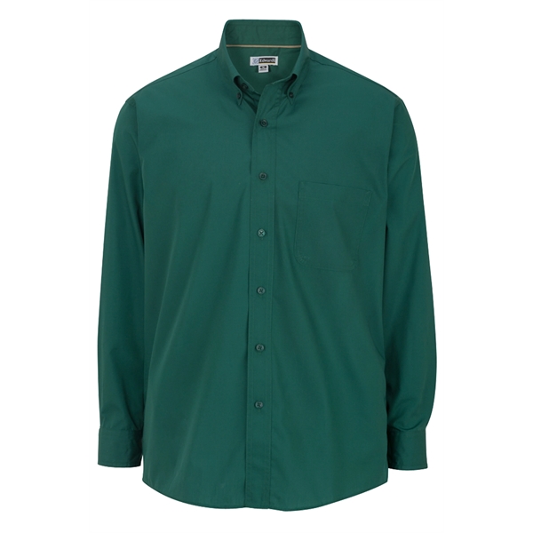 Men's Lightweight Long Sleeve Poplin Shirt - Men's Lightweight Long Sleeve Poplin Shirt - Image 3 of 9