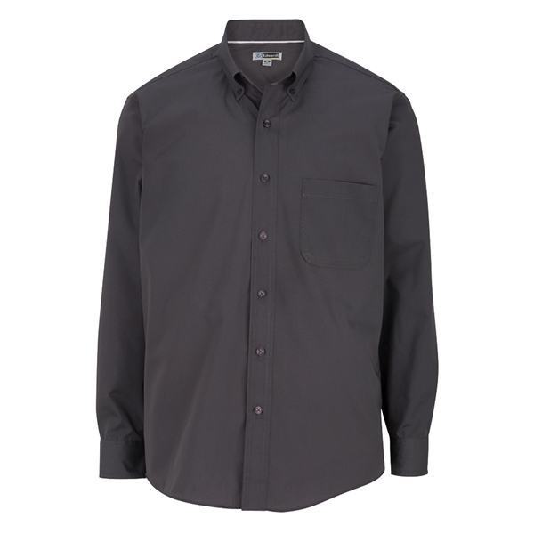 Men's Lightweight Long Sleeve Poplin Shirt - Men's Lightweight Long Sleeve Poplin Shirt - Image 5 of 9