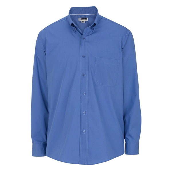 Men's Lightweight Long Sleeve Poplin Shirt - Men's Lightweight Long Sleeve Poplin Shirt - Image 7 of 9