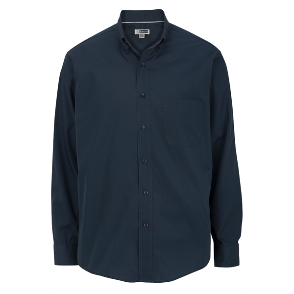 Men's Lightweight Long Sleeve Poplin Shirt - Men's Lightweight Long Sleeve Poplin Shirt - Image 9 of 9