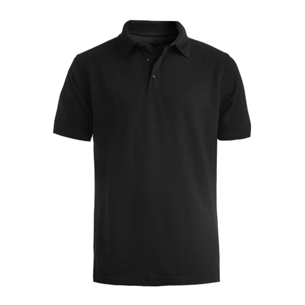 Men's Blended Pique Short Sleeve Polo - Men's Blended Pique Short Sleeve Polo - Image 2 of 6