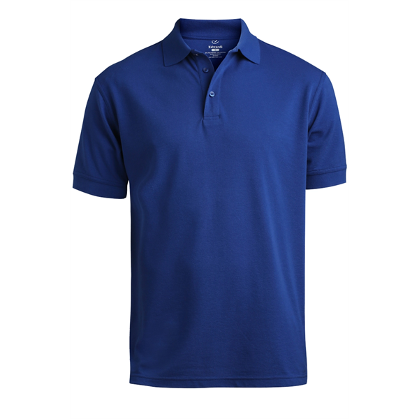 Men's Blended Pique Short Sleeve Polo - Men's Blended Pique Short Sleeve Polo - Image 4 of 6
