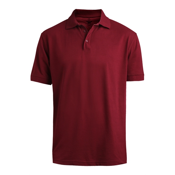 Men's Blended Pique Short Sleeve Polo - Men's Blended Pique Short Sleeve Polo - Image 5 of 6