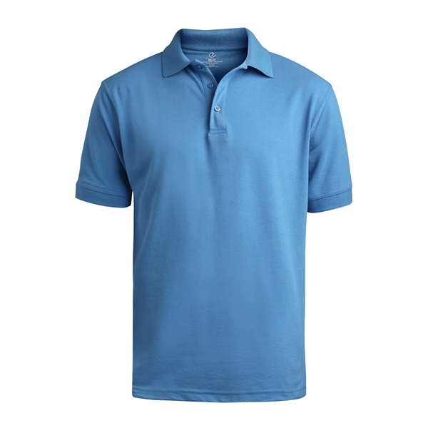 Men's Blended Pique Short Sleeve Polo - Men's Blended Pique Short Sleeve Polo - Image 6 of 6