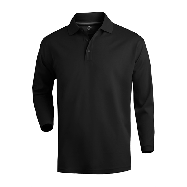 Hi-Performance Mesh Long Sleeve Polo - Hi-Performance Mesh Long Sleeve Polo - Image 0 of 1