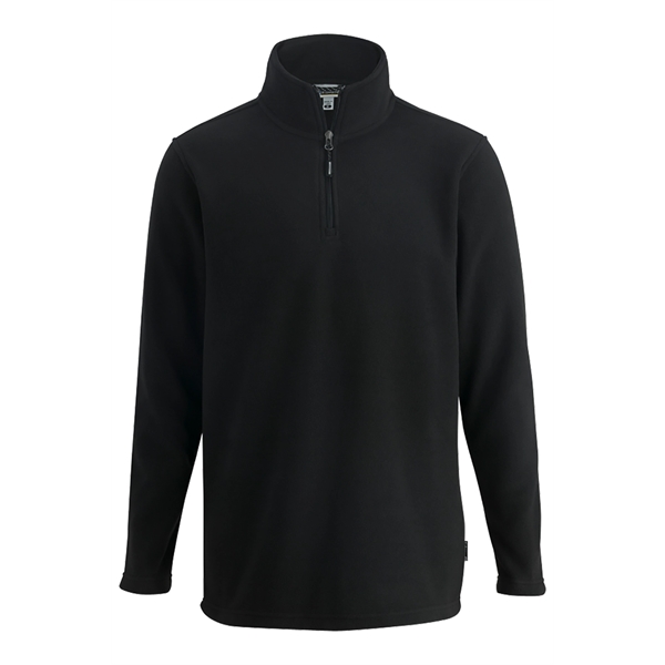 Unisex 1/4 Zip Microfleece Pullover - Unisex 1/4 Zip Microfleece Pullover - Image 2 of 2