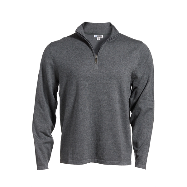 Quarter Zip Fine Gauge Sweater - Quarter Zip Fine Gauge Sweater - Image 1 of 2