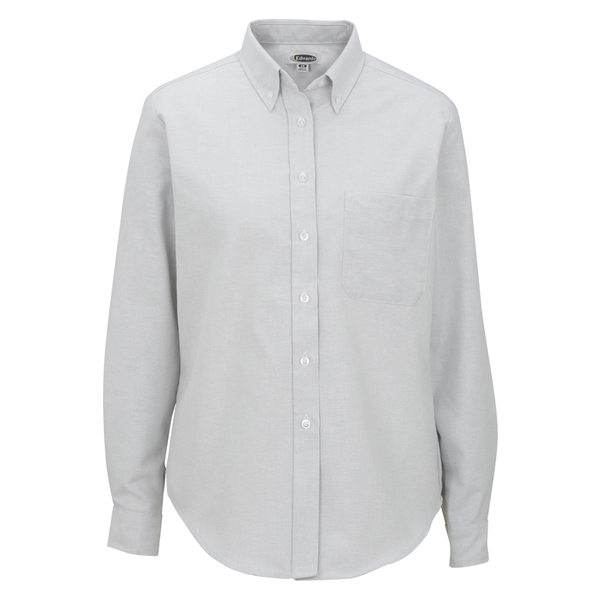 Ladies' Long Sleeve Oxford Shirt - Ladies' Long Sleeve Oxford Shirt - Image 0 of 7