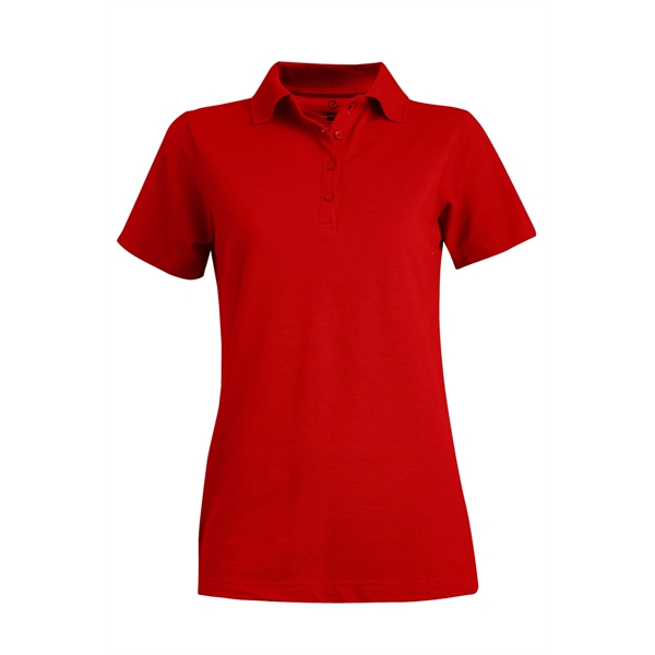 Ladies' Blended Pique Short Sleeve Polo - Ladies' Blended Pique Short Sleeve Polo - Image 5 of 5