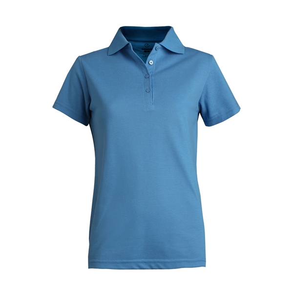 Ladies' Blended Pique Short Sleeve Polo - Ladies' Blended Pique Short Sleeve Polo - Image 4 of 5