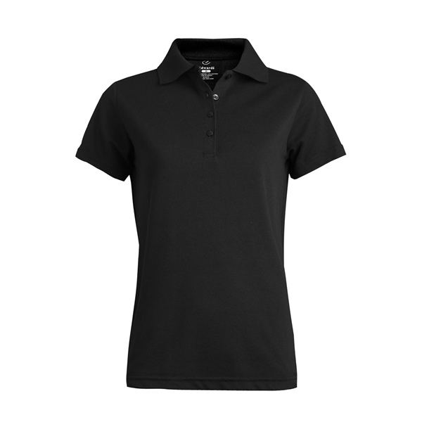Ladies' Blended Pique Short Sleeve Polo - Ladies' Blended Pique Short Sleeve Polo - Image 3 of 5