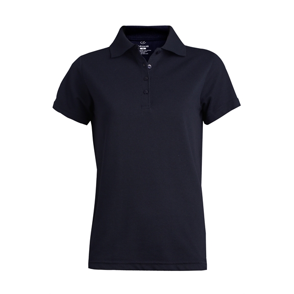 Ladies' Blended Pique Short Sleeve Polo - Ladies' Blended Pique Short Sleeve Polo - Image 2 of 5