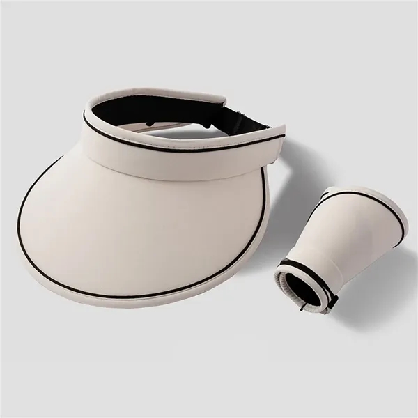 Foldable Wide Brim Sun Visor Hat for Women - Foldable Wide Brim Sun Visor Hat for Women - Image 1 of 6